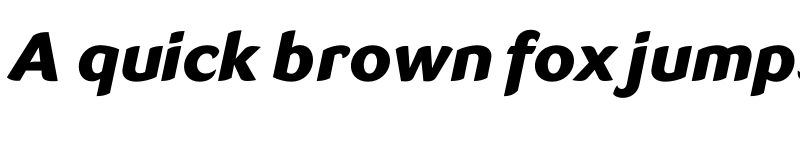 Preview of LT Flode Neue Extra Bold Italic font