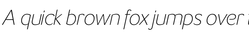 Preview of LT Flode Neue Extra Light Italic font