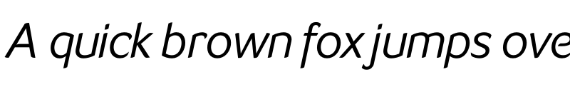 Preview of LT Flode Neue Italic font