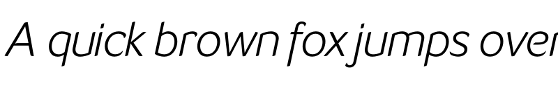 Preview of LT Flode Neue Light Italic font