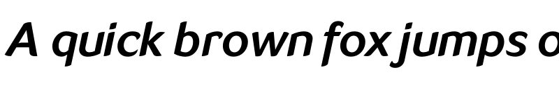 Preview of LT Flode Neue Semi Bold Italic font