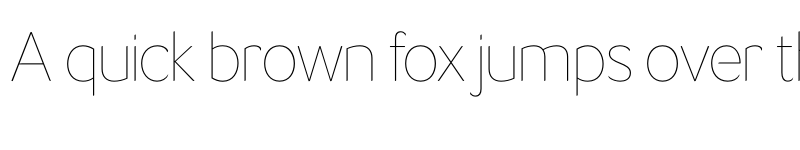 Preview of LT Flode Neue Thin font