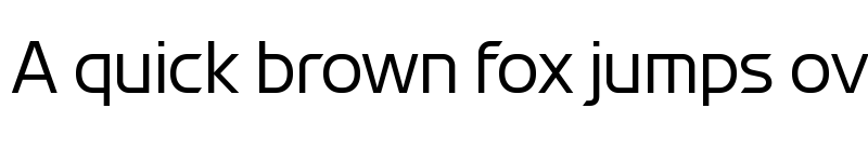 Preview of LT Galaxy VF Regular font