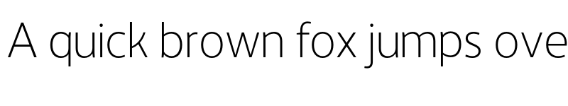 Preview of LT Hoop Extra Light font