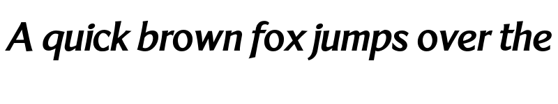 Preview of LT Marathon Bold Italic font