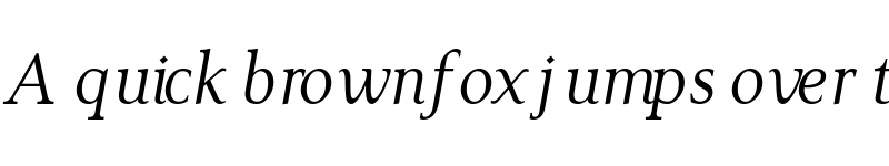 Preview of LT Remark Italic font