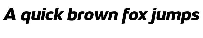 Preview of LT Renovate Bold Italic font