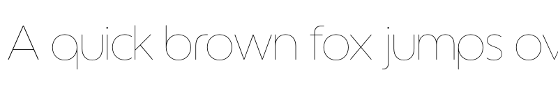 Preview of LT Saeada Hairline font