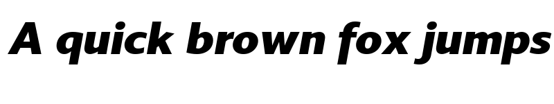 Preview of LT Streak Extra Bold Italic font