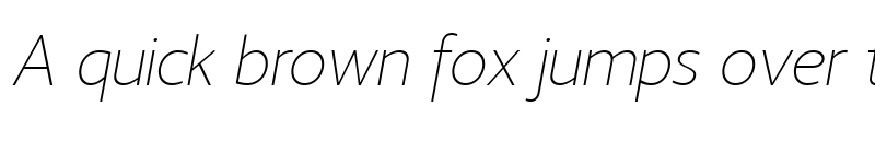 Preview of LT Streak Extra Light Italic font