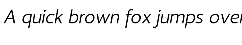 Preview of LT Streak Italic font