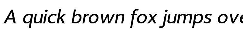 Preview of LT Streak Medium Italic font