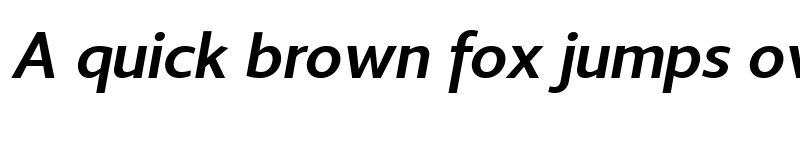 Preview of LT Streak Semibold Italic font