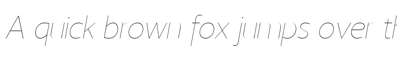 Preview of LT Streak Thin Italic font