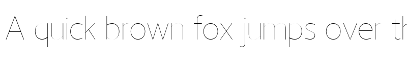 Preview of LT Streak Thin font