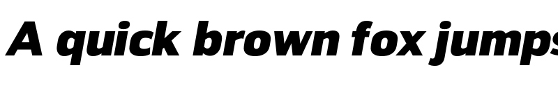 Preview of LT Streetway Neue Black Italic font