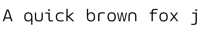 Preview of LT Wave Mono Light font