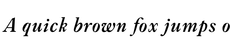 Preview of LTC Caslon Pro Bold Italic font