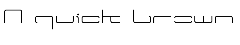 Preview of ltr-04:wireflame Regular font