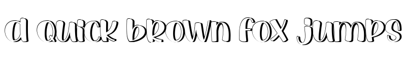 Preview of Luar Galaxy Shadow Shadow font