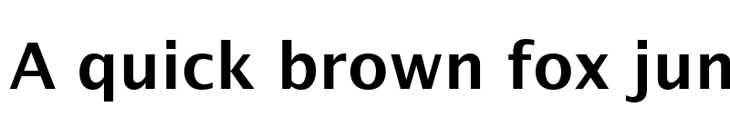 Preview of Lucida Sans Demibold Roman font