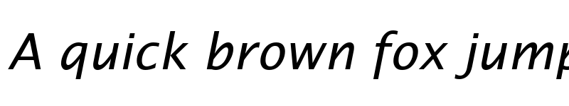 Preview of Lucida Sans Italic font