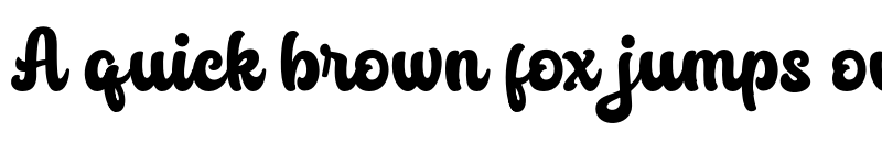 Preview of Luckie Bluchi Regular font