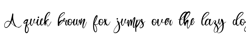 Preview of Luckily Demo font