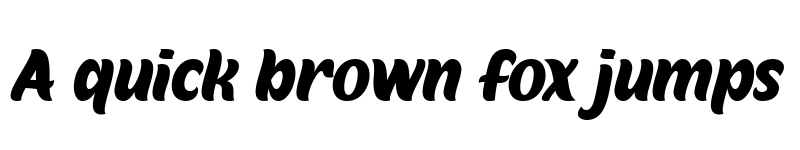 Preview of Lucky Coffee Italic font