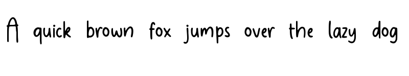 Preview of Luckymoon Regular font