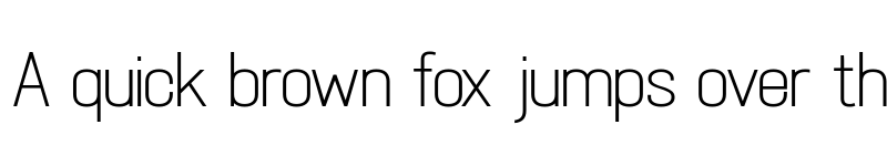 Preview of Lucotecia Thin font