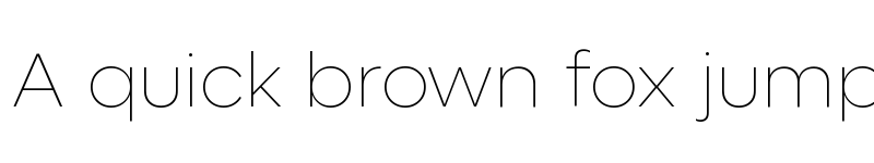 Preview of Lufga Thin font