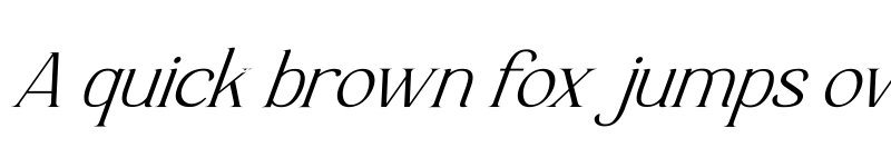 Preview of Luimp Italic font