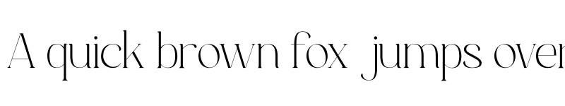 Preview of Luimp Light font