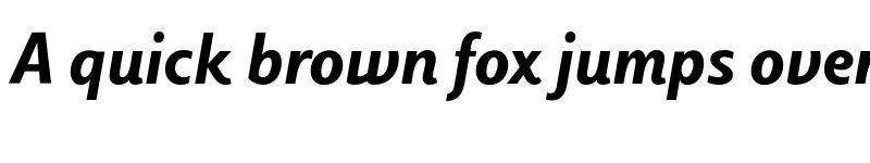 Preview of Luiss Sans Bold Italic font