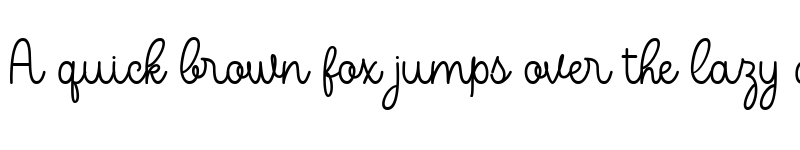 Preview of Lullaby Regular font