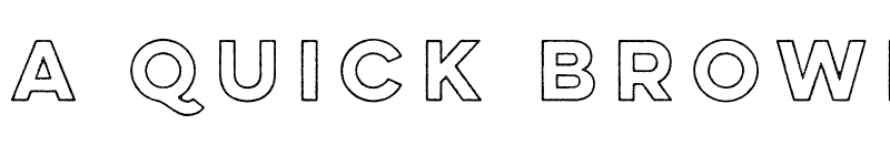 Preview of Lulo Outline Bold font