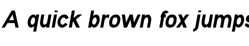 Preview of Lulusma Bold Italic font