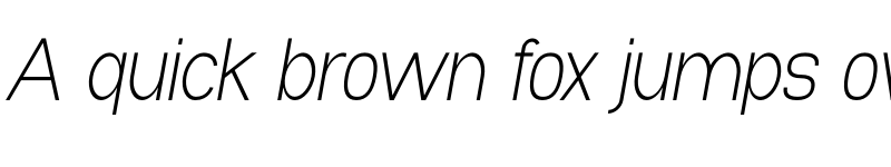 Preview of Lulusma Thin Italic font