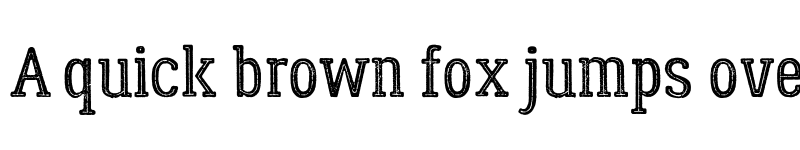 Preview of Lumberjack Inline Rough font