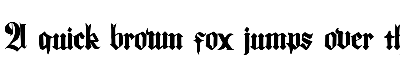 Preview of Luminados Fraktur Regular font