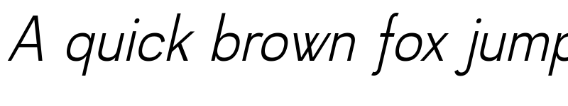 Preview of Lumineux Italic font