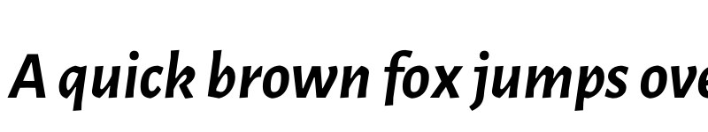 Preview of Luna Bold Italic font