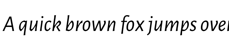 Preview of Luna Italic font