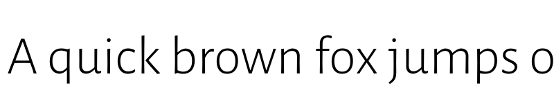 Preview of Luna Light font