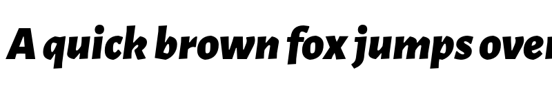 Preview of Luna Sans Black Italic font