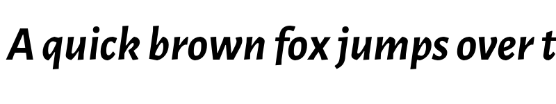 Preview of Luna Sans Bold Italic font