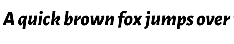 Preview of Luna Sans ExtraBold Italic font