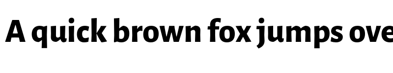 Preview of Luna Sans ExtraBold font