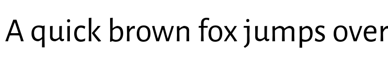 Preview of Luna Sans Regular font